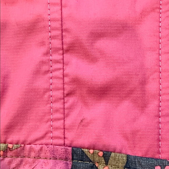 The North Face Girls Stowaway Windbreaker Jacket L 14/16 Pink Floral - Picture 7 of 16
